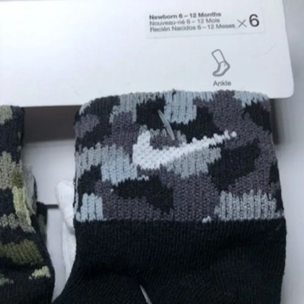 Nike Baby Socks 6-pack 6-12 months
